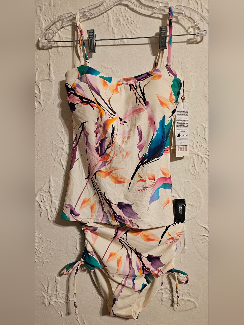 CALIA XS XXS Tankini Set Floral Bikini